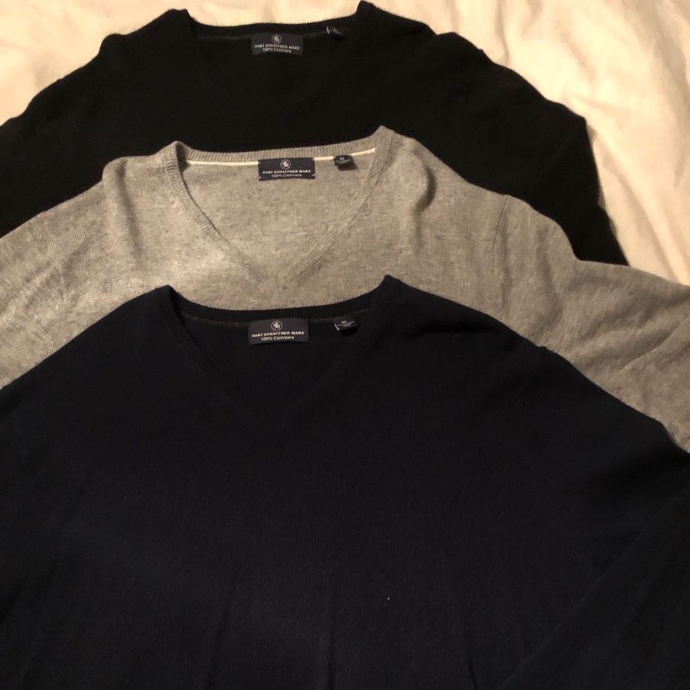 Men’s cashmere sweaters